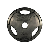 TROY  Rubber Encased Olympic Grip Plate 255lb Set