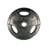 TROY  Rubber Encased Olympic Grip Plate 255lb Set