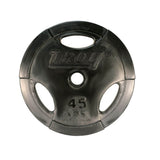 TROY  Rubber Encased Olympic Grip Plate 255lb Set