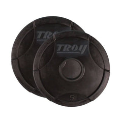 Troy GO-U Urethane Encased Olympic Grip Plate (Pairs)