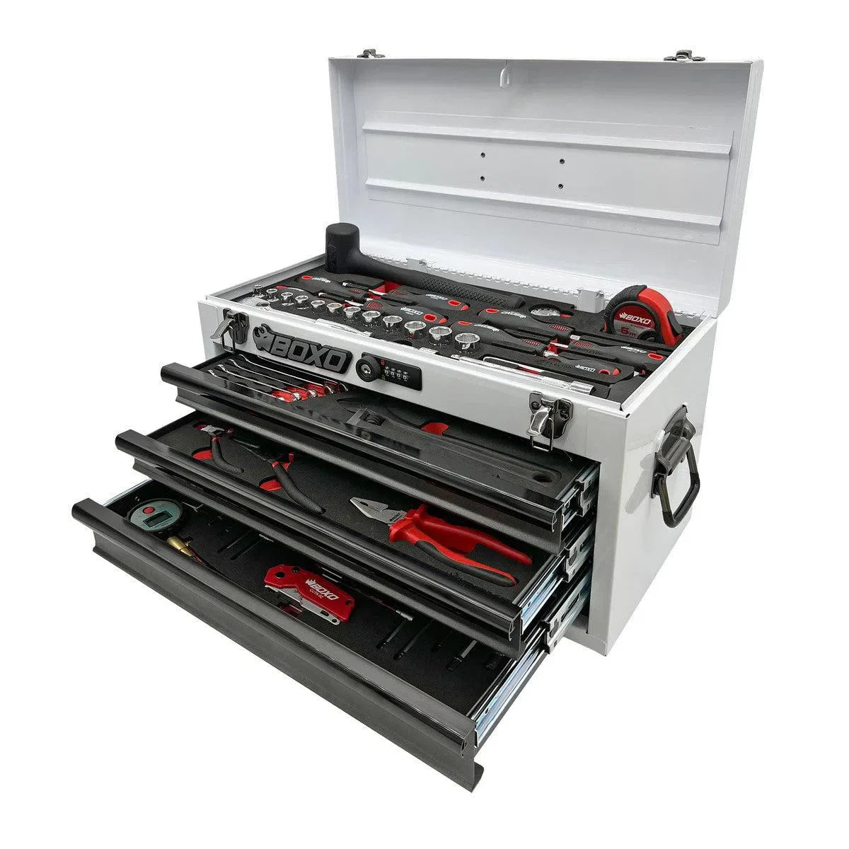 Boxo KartBox | 69-Piece Metric Karting 3-Drawer Hand Carry Tool Box