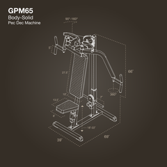 Body-Solid Plate Loaded Pec Deck GPM65