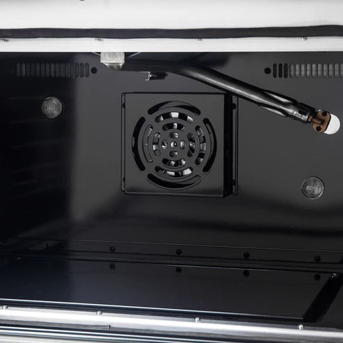 FORNO Galiano 36" 5.36 cu. ft. Gas Range with 6 Sealed Burners in Black with Antique Brass Accents, FFSGS6244-36BLK