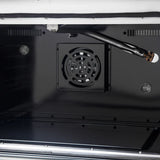 FORNO Galiano 36" 5.36 cu. ft. Gas Range with 6 Sealed Burners in Black with Antique Brass Accents, FFSGS6244-36BLK