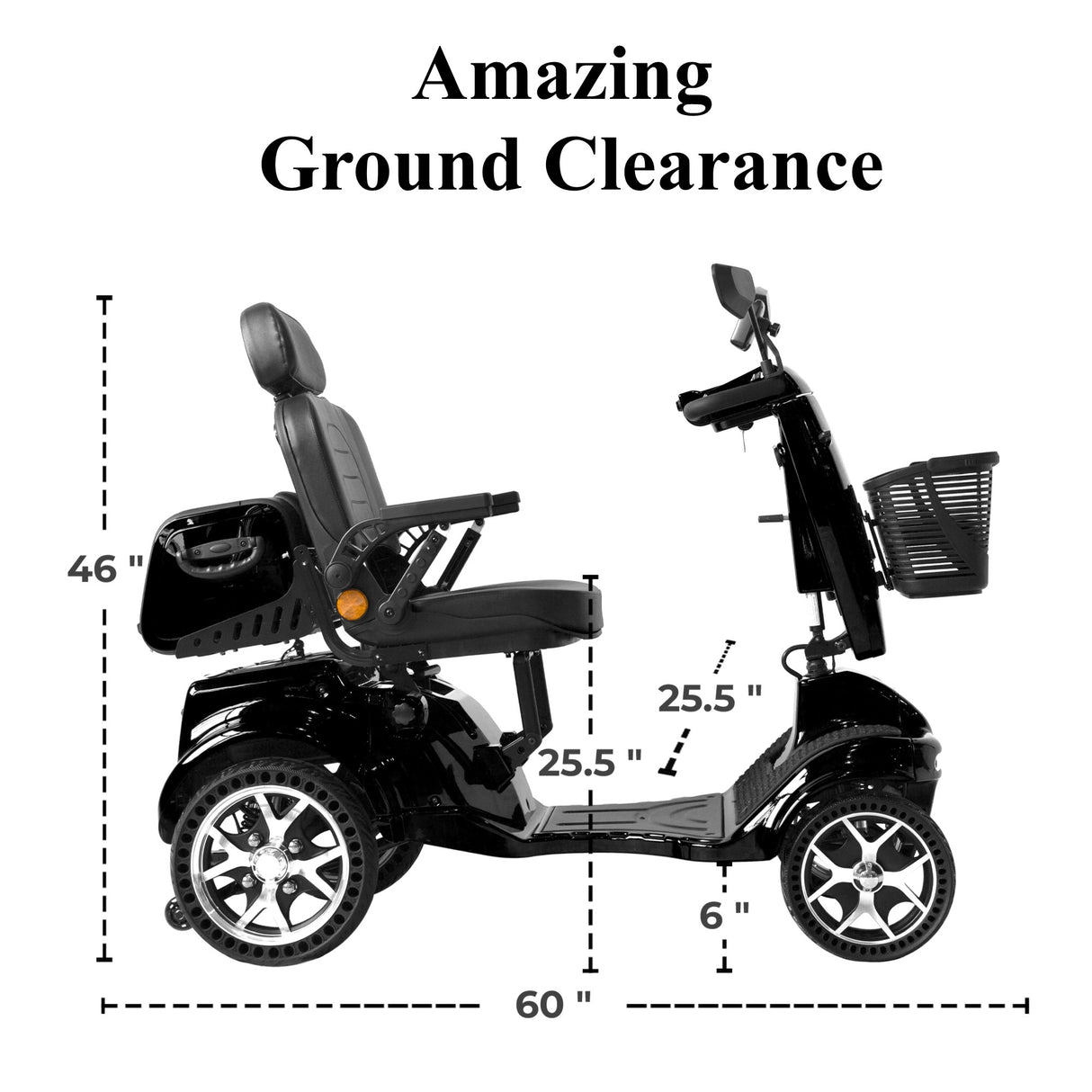 Gladiator 4 Wheel Heavy Duty Mobility Scooter