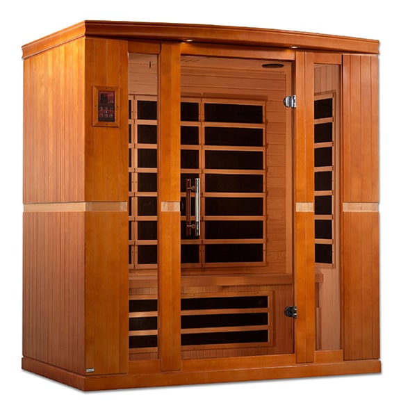 Dynamic Bergamo 4-Person Low EMF FAR Infrared Sauna (Canadian Hemlock)