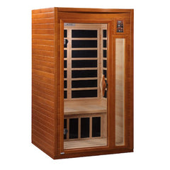 Dynamic Barcelona 1-2-Person Low EMF FAR Infrared Sauna (Canadian Hemlock)