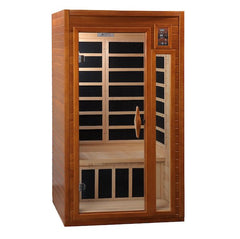 Dynamic Barcelona 1-2-Person Low EMF FAR Infrared Sauna (Canadian Hemlock)