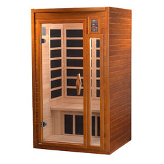 Dynamic Barcelona 1-2-Person Low EMF FAR Infrared Sauna (Canadian Hemlock)