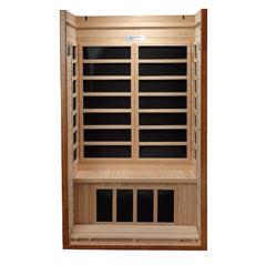 Dynamic Barcelona 1-2-Person Low EMF FAR Infrared Sauna (Canadian Hemlock)