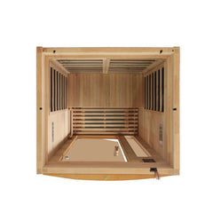 Dynamic Barcelona 1-2-Person Low EMF FAR Infrared Sauna (Canadian Hemlock)