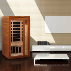 Dynamic Barcelona 1-2-Person Low EMF FAR Infrared Sauna (Canadian Hemlock)