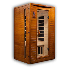 Dynamic Versailles 2-Person Low EMF FAR Infrared Sauna (Canadian Hemlock)