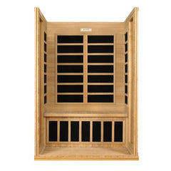 Dynamic Versailles 2-Person Low EMF FAR Infrared Sauna (Canadian Hemlock)