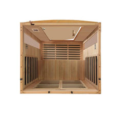 Dynamic Versailles 2-Person Low EMF FAR Infrared Sauna (Canadian Hemlock)