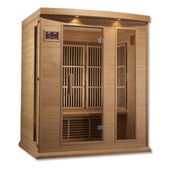 Maxxus 3-Person Low EMF FAR Infrared Sauna (Canadian Hemlock)