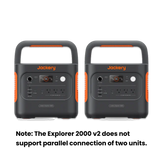 2 x Jackery Solar Generator 2000 v2 + 2 x SolarSaga 200W Portable Solar Panel