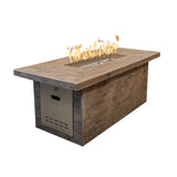 The Outdoor Plus Grove Wood Grain Fire Pit