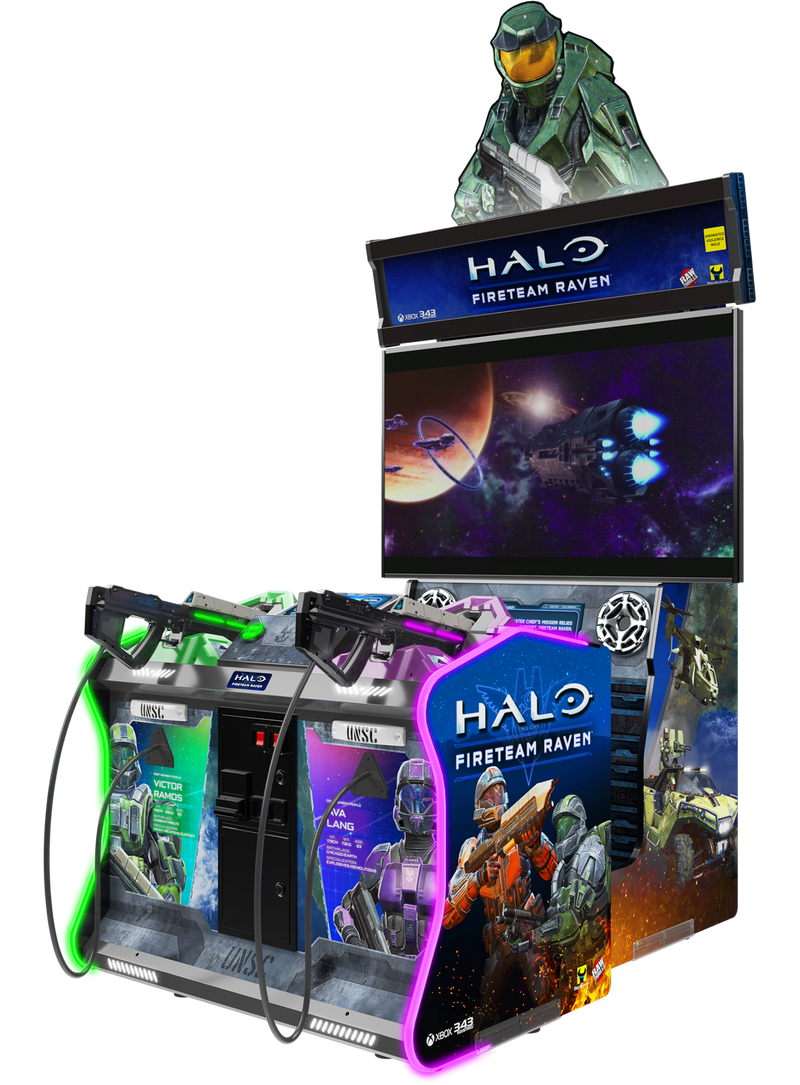 Raw Thrills Halo Fireteam Raven Tethered 2 Player Arcade Game