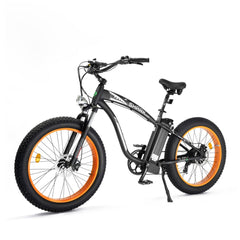 UL Certified-Ecotric Hammer Electric Fat Tire Beach Snow Bike - Orange