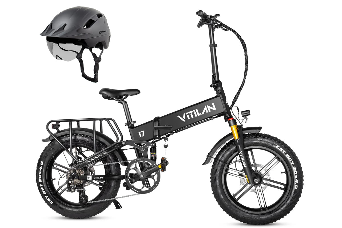 Vitilan  I7 Pro Folding Full Suspension Electric Bike