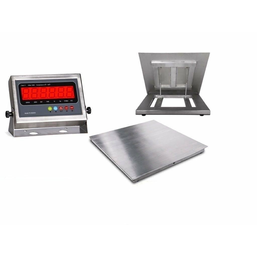 Prime Scales 4'x4' (48"x48")  Selleton Stainless Steel Floor Scale & Indicator | SellEton Scales