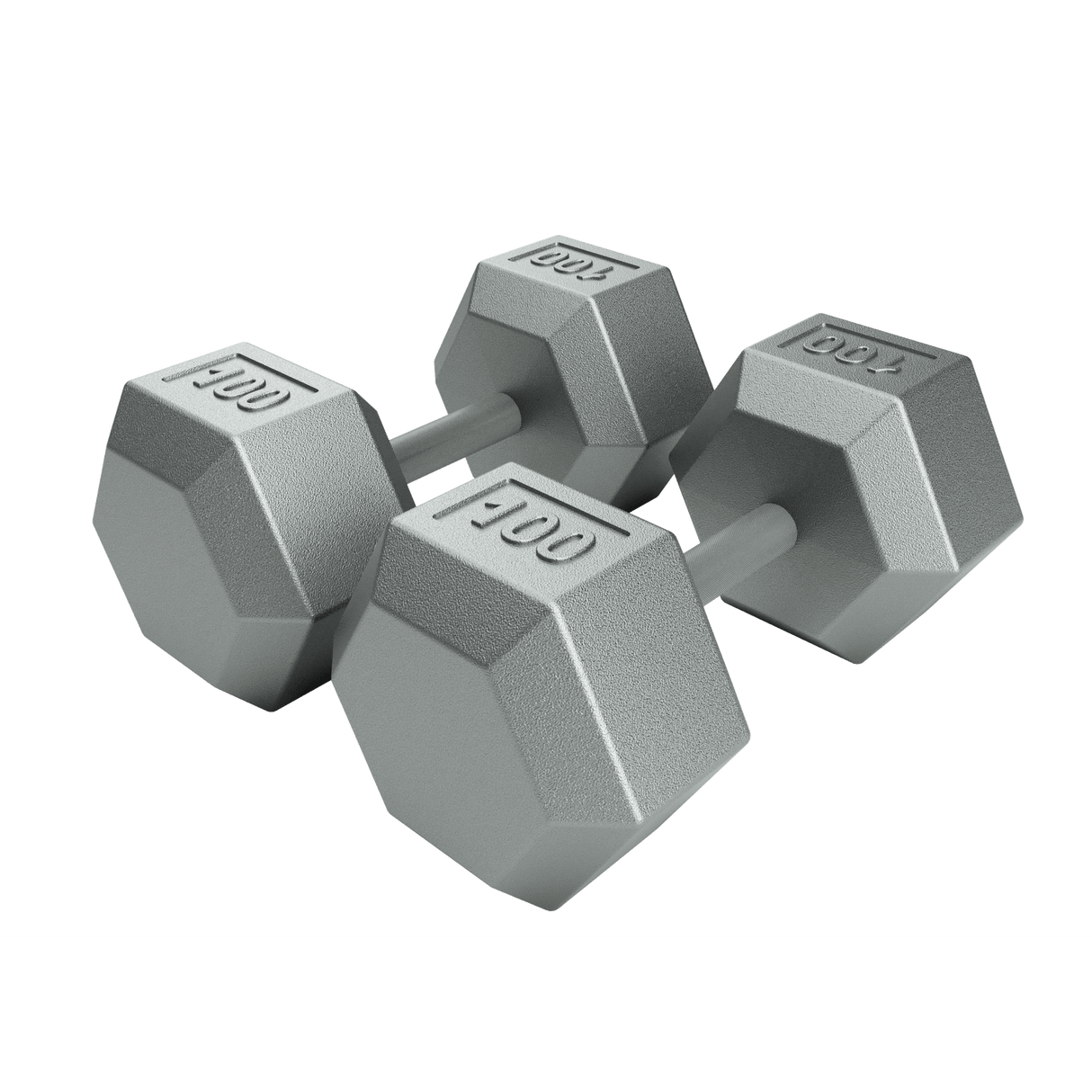 6 Sided Cast Iron Dumbbell (05-100 lbs Sets)