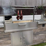 Tagwood BBQ Santa Maria Argentine Wood Fire & Charcoal Gaucho Grill Built in | BBQ05SS--