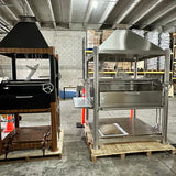 Tagwood BBQ XL Argentine Santa Maria Wood Fire & Charcoal Gaucho Grill all Stainless Steel | BBQ22SS