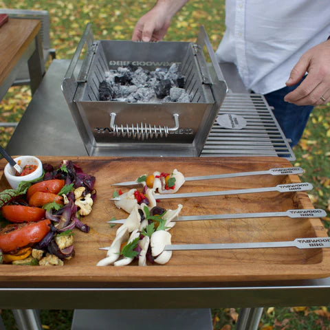 Tagwood BBQ Set of 2 Stainless steel skewers | BBQ89--