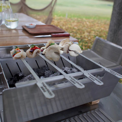 Tagwood BBQ Set of 2 Stainless steel skewers | BBQ89--