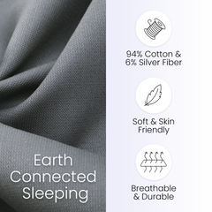 Hooga Grounding Pillowcase - Gray