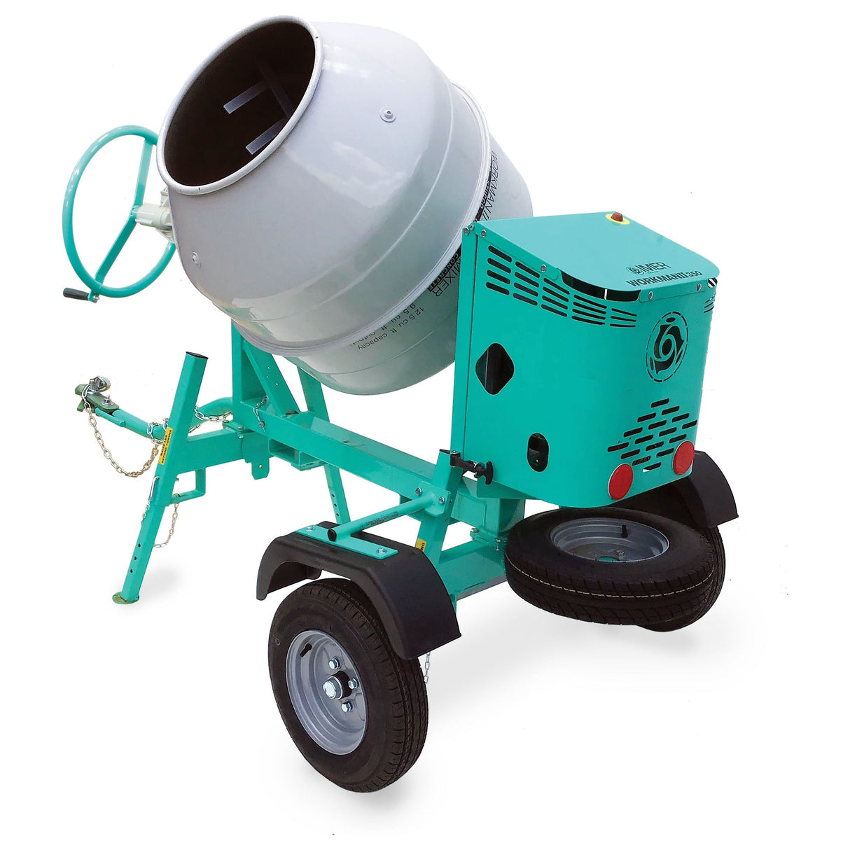 IMER Towable Multi-Mixer | 5.5 HP | Steel Drum | Workman II 350 - 1105855