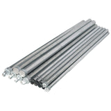 Aleko Galvanized Steel Chain Link Fence - Complete Kit - 4 x 50 Feet - 11.5 AW Gauge