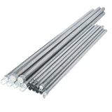 Aleko Galvanized Steel Chain Link Fence - Complete Kit - 5 x 50 Feet - 11.5 AW Gauge