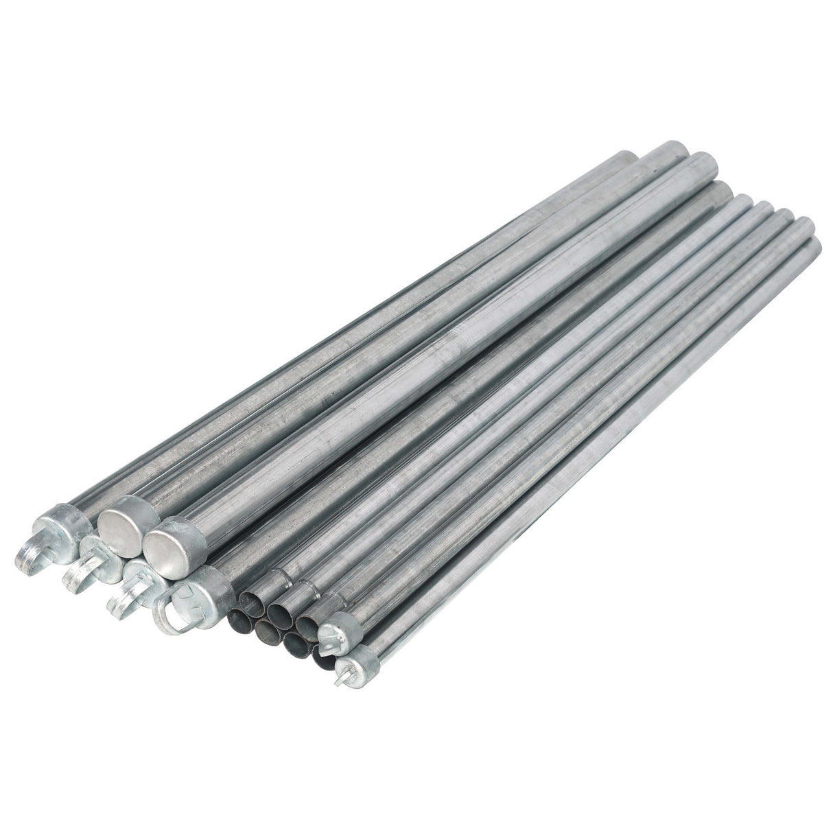 Aleko Galvanized Steel Chain Link Fence - Complete Kit - 4 x 50 Feet - 12.5 AW Gauge