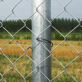 Aleko Galvanized Steel Chain Link Fence - Complete Kit - 6 x 50 Feet - 12.5 AW Gauge