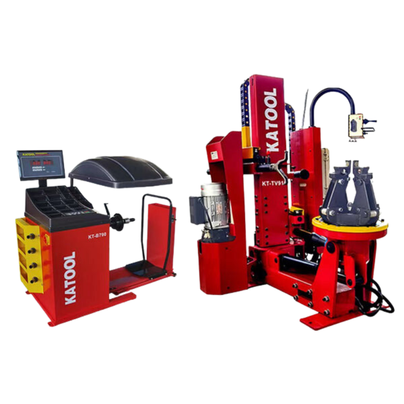Katool KT-TV910 and KT-B795 Tire Changer and Wheel Balancer Combo