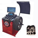 Katool KT-T850 Tilt-Arm Wheel Clamp Tire Changer Machine with Wheel Balancer KT-B750 Combo