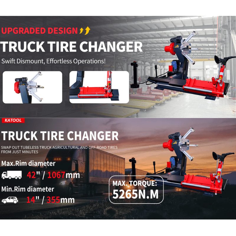 Katool KT-T260 42 in Truck Heavy Duty Tire Changer