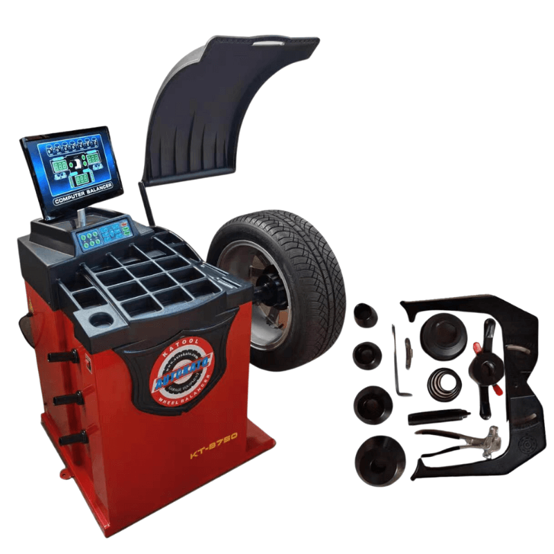 Katool KT-T800 Tire Changer + KT-B750 Wheel Balancer Combo