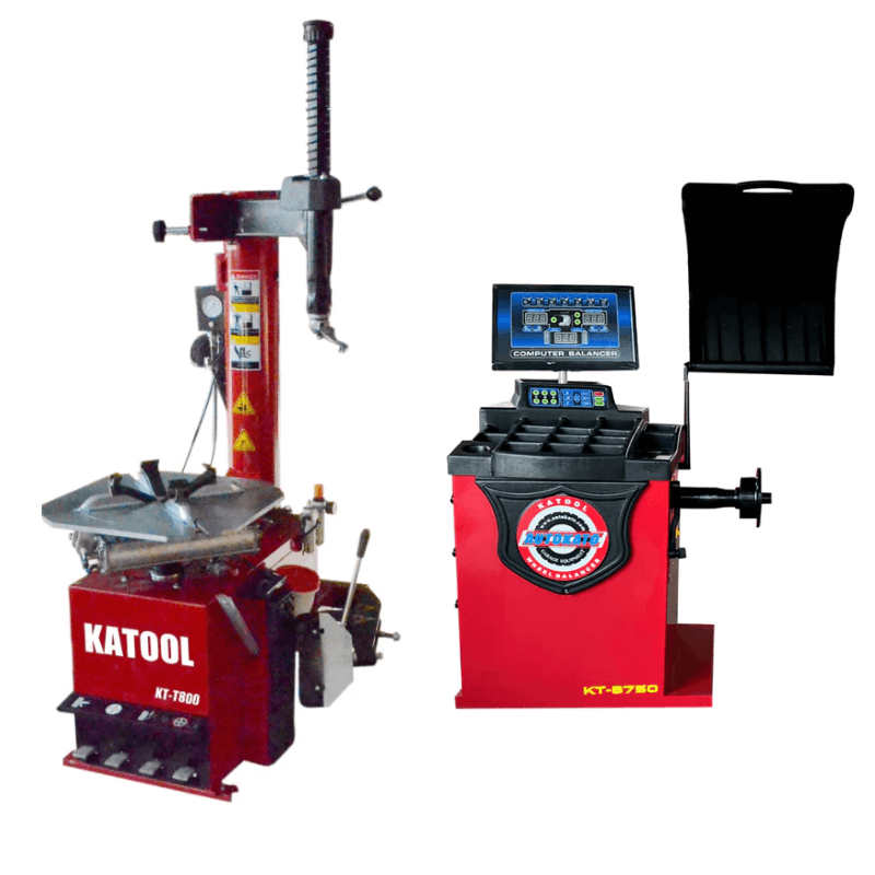 Katool KT-T800 Tire Changer + KT-B750 Wheel Balancer Combo