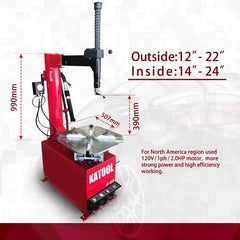 Katool KT-T810 Tire Changer and KT-B700 Wheel Balancer Combo