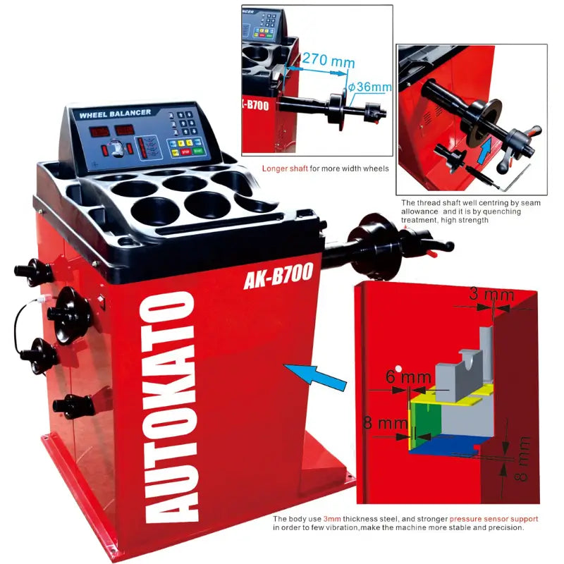 Katool KT-T835 Tire Changer with Wheel Balancer KT-B700 Combo