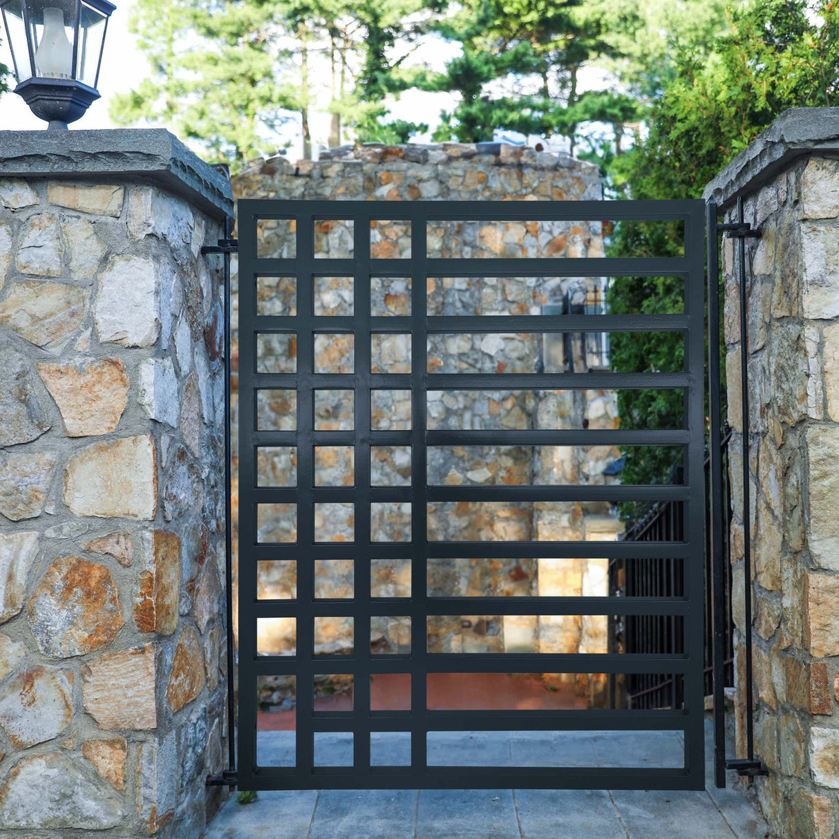 Aleko Steel Pedestrian Gate - Kyiv Style - 5 ft.
