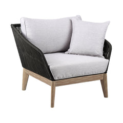 Athos Eucalyptus Rope Outdoor Lounge Chair - Stylish Comfort for Your Home and Garden Retreat