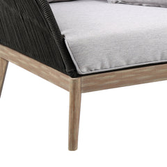 Athos Eucalyptus Rope Outdoor Lounge Chair - Stylish Comfort for Your Home and Garden Retreat