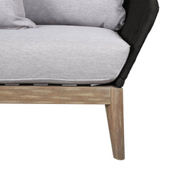 Athos Eucalyptus Rope Outdoor Lounge Chair - Stylish Comfort for Your Home and Garden Retreat