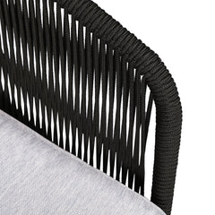 Athos Eucalyptus Rope Outdoor Sofa - Stylish, Durable Seating for Your Patio with Removable Cushions