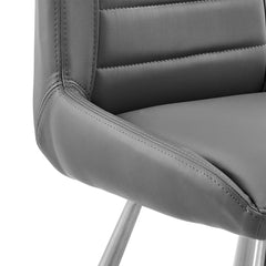 Arizona Modern Faux Leather Barstool with Footrest - Stylish Comfort for Your Home Decor!